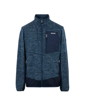 Regatta - "Baslinn" Fleecejacke für Herren (Dunkel-Jeansblau/Marine meliert)