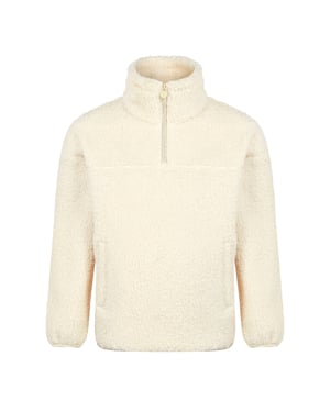 Regatta - "Kaliza" Fleece-Oberteil mit halbem Reißverschluss für Kinder (Helles Vanillegelb)