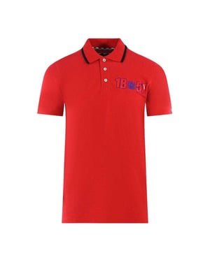 Aquascutum - "London 1851" Poloshirt für Herren/Damen Unisex (Rot)