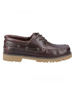 Cotswold Herren Inglecote Leder Bootsschuhe (Braun)