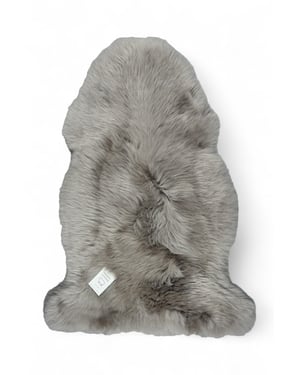 Echter Pilz-Schaffell-Teppich, natürlich, seidig, weich, flauschig, echte Wolle