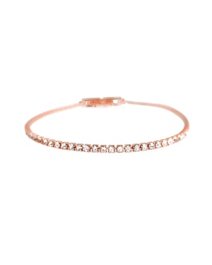 Luxenter Brillant-Zirkonia-Armband aus 18 Karat Roségold - Kayla