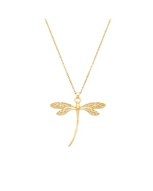 Luxenter Halskette mit glänzendem 18K Gold Finish Zirkonia - Kual