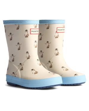 Hunter Kinder First Boot Gummistiefel für Kinder - Pinguin Wellington Stiefel