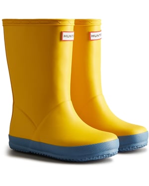 Hunter Kinder Gummistiefel Kinder Hunter Gelbe Gummistiefel