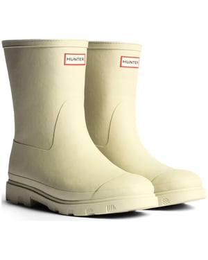 Hunter Downpour Short Isolierte Gummistiefel Herren Gravel Wellington Stiefel