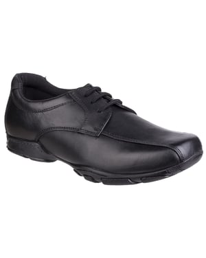 Hush Puppies Vincente Senior Lederslipper In Schwarz Für Jungen