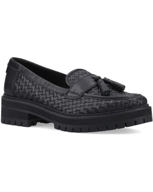 TOMS Cara Damen schwarze Mokassins