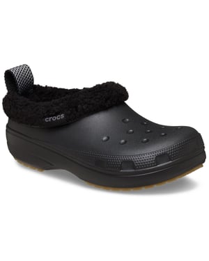 Crocs Classic Lined Shorty Thermoplastische Herren Hausschuhe Schwarz