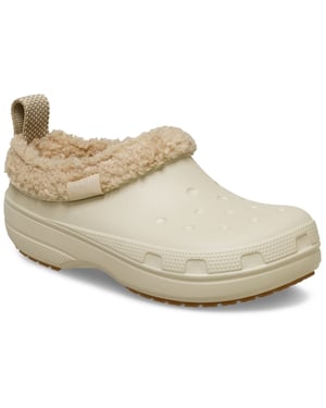 Crocs Klassische Gefütterte Shorty Thermoplast Männer Sandstein Hausschuhe