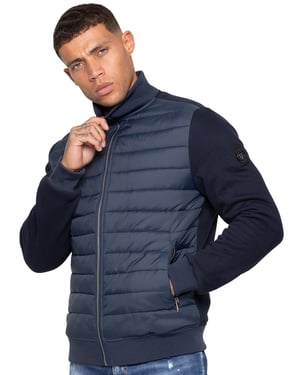 Enzo Milano | Herren Stepp-Hybridjacke