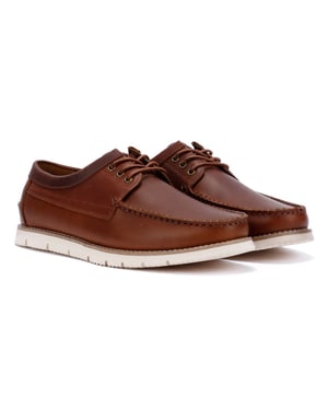 Ben Sherman Soho Herren Wildleder Schnürschuhe In Braun