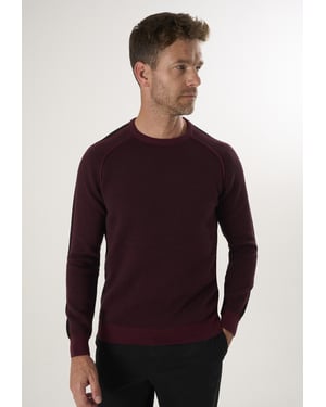 Pullover Basic-Pullover Mit Rundhalsausschnitt