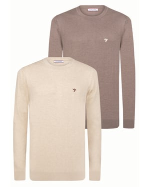 Pullover Pullover Mit Rundhalsausschnitt 2Er-Pack