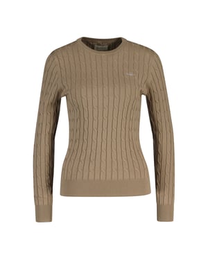 Gant Stretch Cotton Cable C-Neck Strickpullover