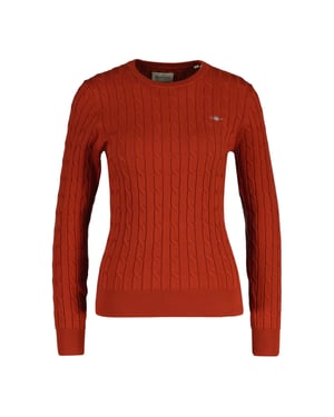 Gant Stretch Cotton Cable C-Neck Strickpullover