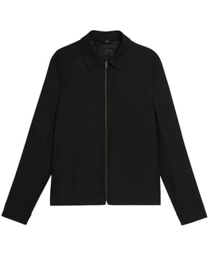 Ted Baker Henry Wollmischung Herren Schwarz Harrington Jacke