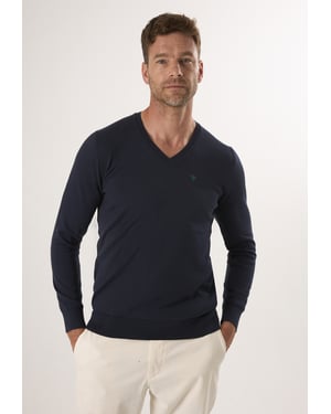 Pullover Pullover Mit V-Ausschnitt