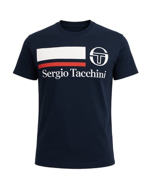 Sergio Tacchini Falcade Herren Navy T-Shirt
