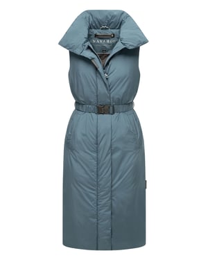 Navahoo Abendlied Damen lange Winter Weste – warm & stilvoll