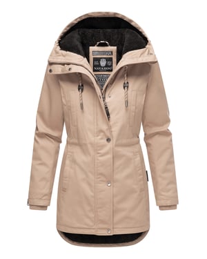 Navahoo Winterfunke Damen Winterjacke mit Teddyfellfutter