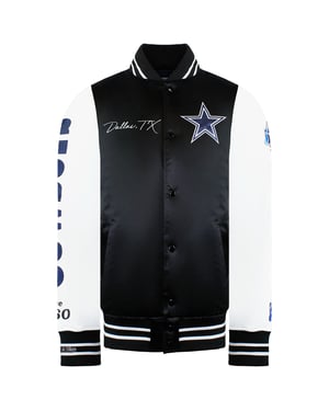 Mitchell & Ness NFL Dallas Cowboys Herren Satin Bomberjacke