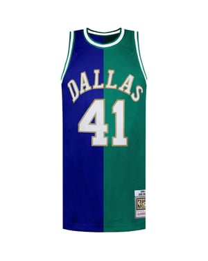 Mitchell & Ness NBA Dallas Mavericks 41 Nowitzki Swingman Trikot