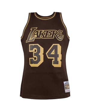 Mitchell & Ness NBA Los Angeles Lakers 34 O'Neal Swingman Trikot
