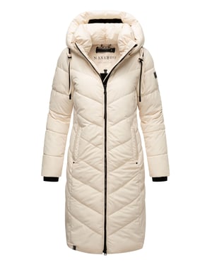 Navahoo Damen Winterjacke Sahnekatzii – Lang & Extra Warm