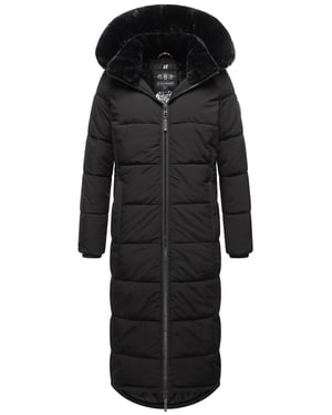 Navahoo Damen Winterjacke Knuddelfee – Extra Lang & Kuschelig Warm