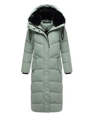 Navahoo Damen Winter Steppmantel Hingucker – Extra Lang & Warm