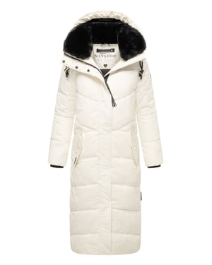 Navahoo Damen Winter Steppmantel Hingucker – Extra Lang & Warm