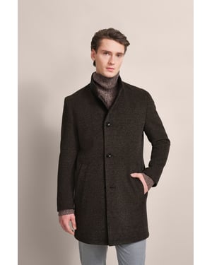 Bugatti Herren Mantel mit Stretchfunktion