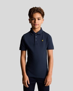 Lyle & Scott Jungen-Poloshirt aus Baumwolle – Marineblau