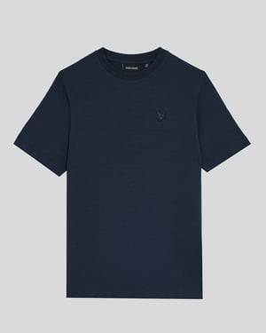 Lyle & Scott Leinen-T-Shirt für Jungen – Marineblau