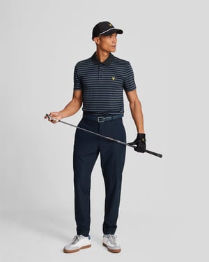 Lyle & Scott Leichte technische Golf-Trainingshose – Marineblau