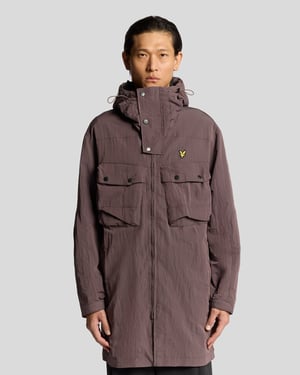 Lyle & Scott Wasserabweisender Guard Parka - Braun