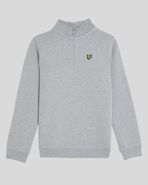 Lyle & Scott Jungen-Pullover mit 1/4-Reißverschluss, Grau