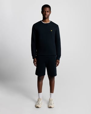 Lyle & Scott Baumwoll-Sweatshorts – Marineblau