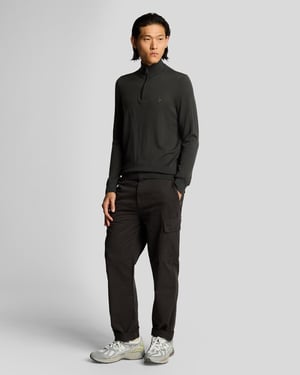 Lyle & Scott Cargohose mit Taschen – Grau