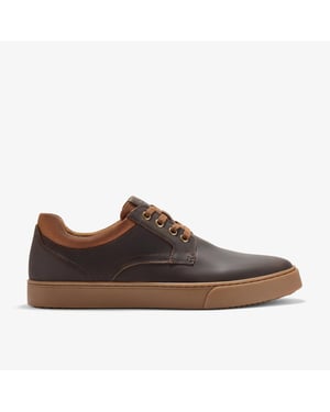 Lockton Schnürschuhe aus tan-farbenem, öligem Leder
