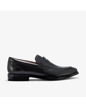 Banstead Lo Schwarze Lederschuhe