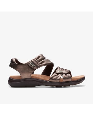Kitly Ave Bronze Leder-Sandalen