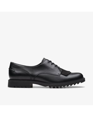 Griffin Mabel2 Schwarze Lederschuhe