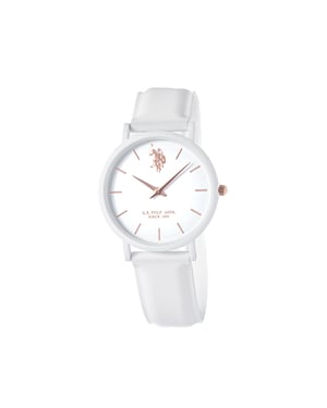 U.S. Polo Assn Lucy Damenuhr - Weiß