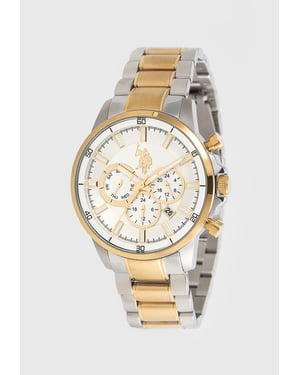 U.S. Polo Assn Grayson Herrenuhr - Silber