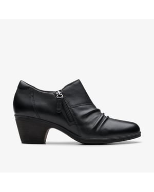Emily2 Braley schwarze Leder Schuhe