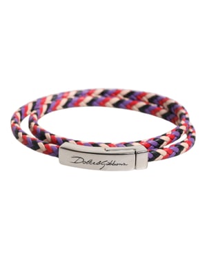 Geflochtenes Lederarmband mit Magnetverschluss