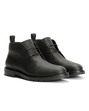Tower London Armour Chukka Schnür-Lederstiefel für Herren in Schwarz