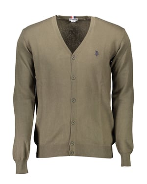 V-Ausschnitt Cardigan Pullover im klassischen Schnitt